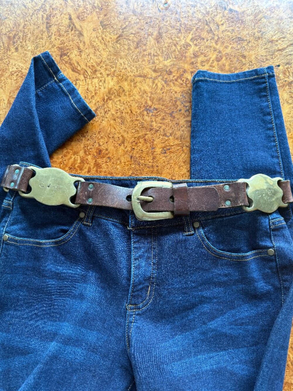 French 70s Boho Equestrian Belt